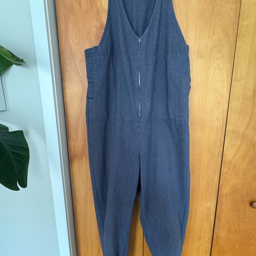 RACHEL COMEY Denim Blue Jumpsuit